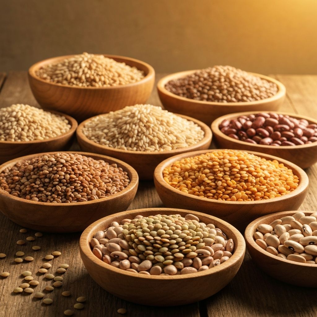 Getreide und Hülsenfrüchte
